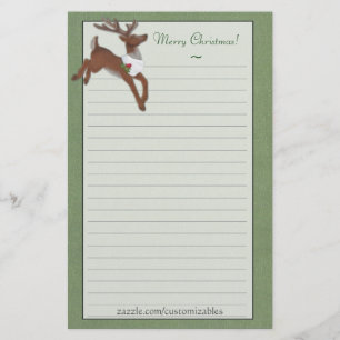 Christmas Reindeer Stationery
