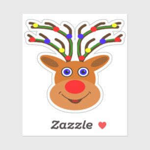 Christmas Reindeer Sticker