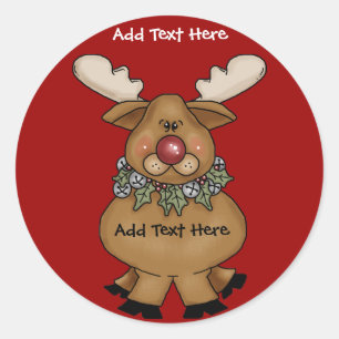 Christmas Reindeer Sticker by SRF