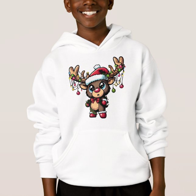 Christmas Reindeer T-shirt (Front)