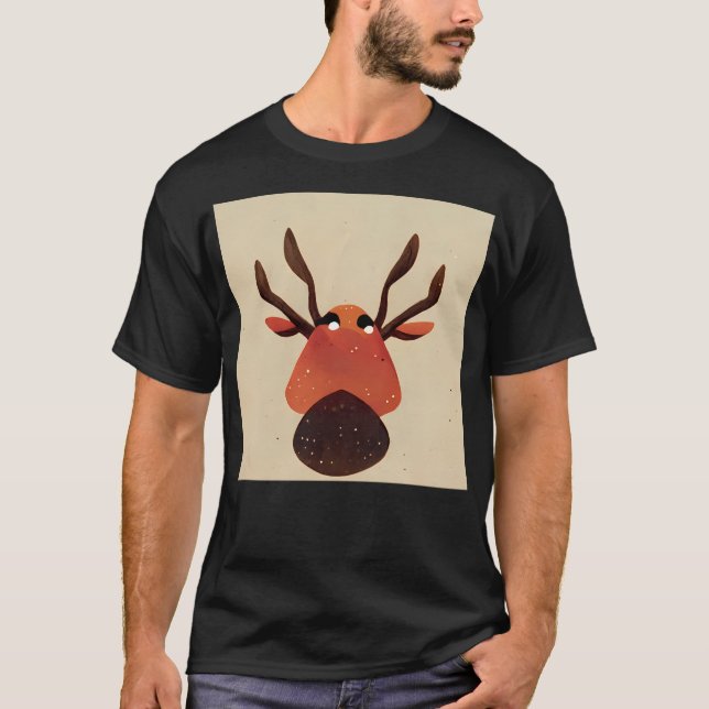 Christmas Reindeer T-Shirt (Front)