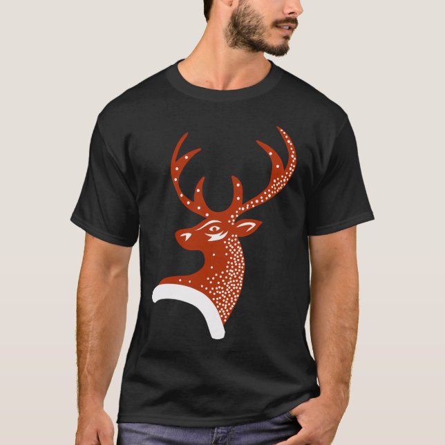 Christmas Reindeer T-Shirt (Front)