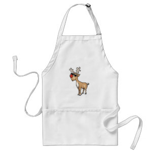 Christmas Reindeer Thug Life Standard Apron