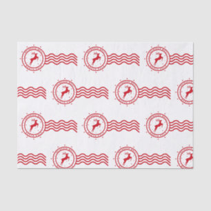 Christmas reindeer tissue paper