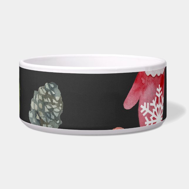 Christmas Reindeer: Watercolor Seamless Pattern (Front)