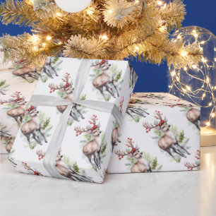 Christmas Reindeer Wrapping Paper