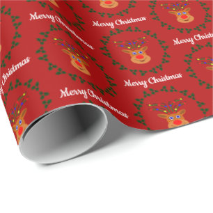 Christmas Reindeer Wrapping Paper
