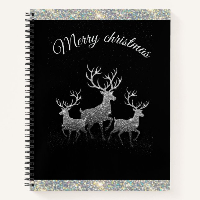 Christmas Reindeers Notebook (Front)