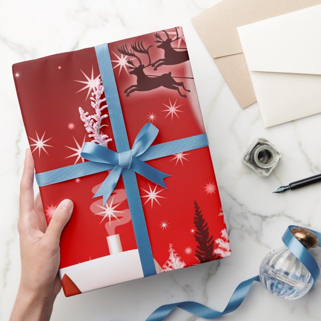 Christmas Reindeer's Wrapping Paper (Holiday Gift Wrapping Paper!)