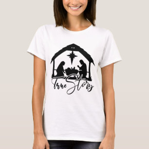 Christmas Religious Manger scene Holiday T-Shirt