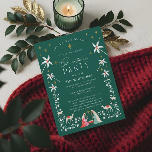  Christmas Religious Nativity Christmas Party Invitation (Christmas Religious Nativity Christmas Party Invitation)