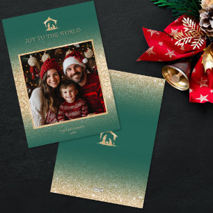 Christmas Religious Nativity Scene Family Photo Holiday Card