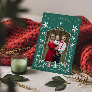 Christmas Religious Nativity Scene Family Photo Holiday Card