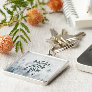 Christmas Religious Wonders of His Love Blessings Key Ring