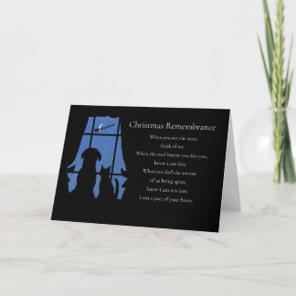 Christmas Remembrance with Poem of Beloved Card