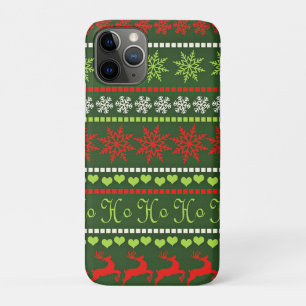 Christmas Repeating Pattern iPhone 11 Pro Case
