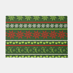 Christmas Repeating Pattern Doormat