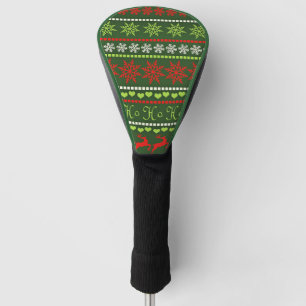 Christmas Repeating Pattern Golf Head Cover