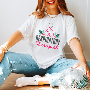 Christmas Respiratory Therapist Cute Friends Gift T-Shirt