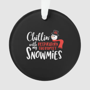 Christmas Respiratory therapist, therapy Ornament