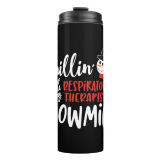 Christmas Respiratory therapist, therapy Thermal Tumbler