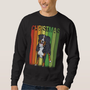 Christmas Retro Bernese Mountain Dog Group Matchin Sweatshirt