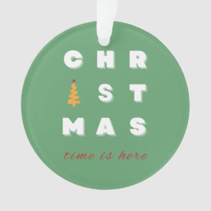 Christmas, Retro Christmas Art, Holiday Season Ornament