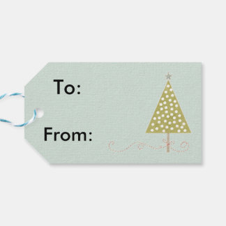 christmas retro gift tags