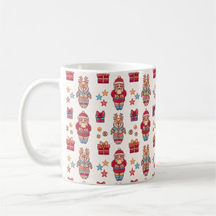 Christmas Retro Santa Coffee Mug
