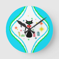 Christmas Retro Siamese Cat