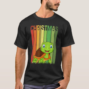 Christmas Retro Turtle Cute Group Matching Xmas Ho T-Shirt