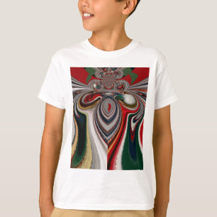 Christmas Retro Vintage Texture Abstract Art Print T-Shirt