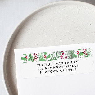 Christmas Return Address