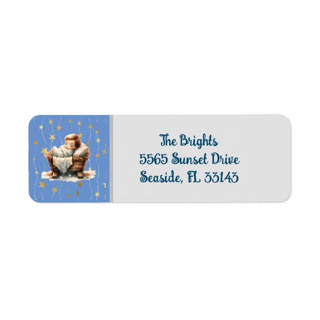 Christmas Return Address Labels (Front)