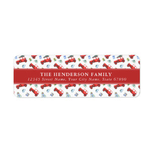 Christmas Return Address Labels