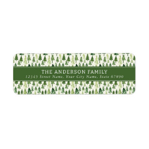 Christmas Return Address Labels
