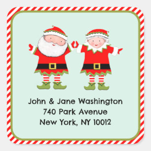 Christmas Return Address Labels