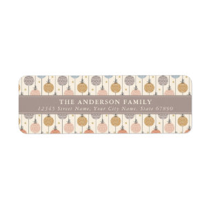Christmas Return Address Labels