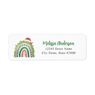Christmas Return Address Labels
