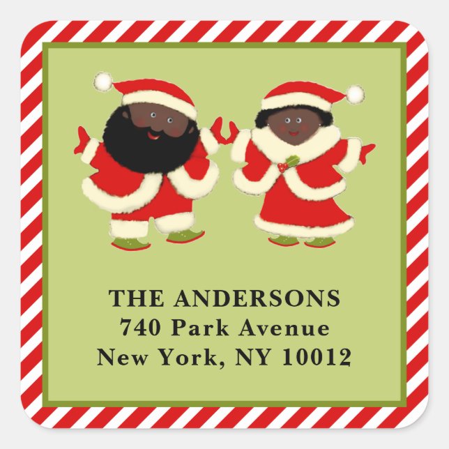 Christmas return address labels (Front)