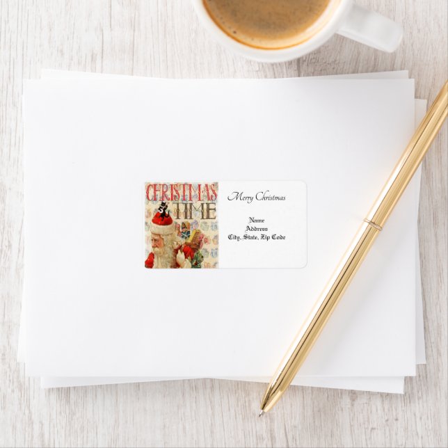 Christmas Return/ Shipping  Address Label (Insitu)