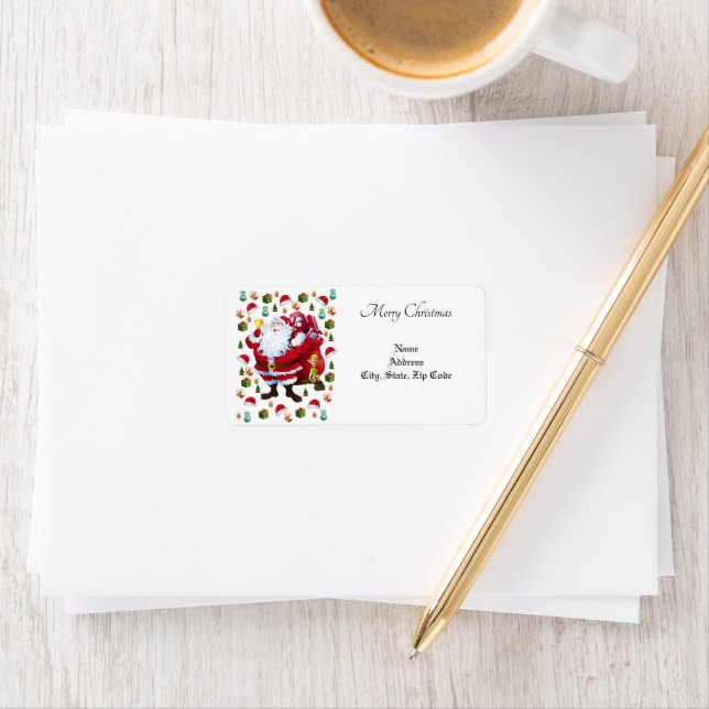 Christmas Return/ Shipping  Address Label (Insitu)