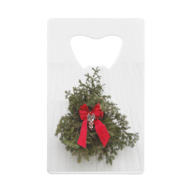 Christmas Ribbon and tree on a barn (Front)