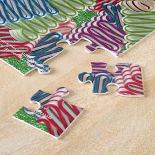 Christmas Ribbon Candies Jigsaw Puzzle