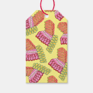 Christmas Ribbon Candy Colourful Holiday Sweets Gift Tags