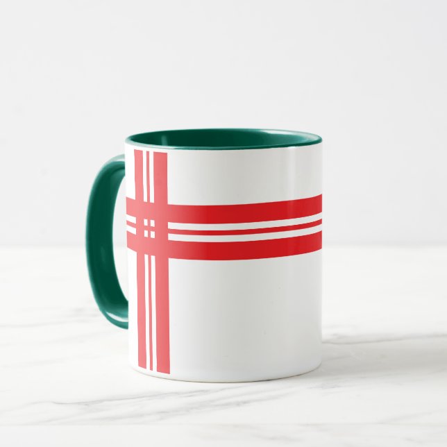 Christmas Ribbon Mug (Front Left)