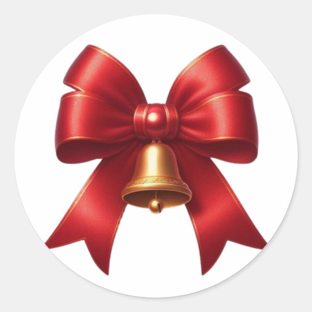 Christmas Ribbon Stickers  (Front)