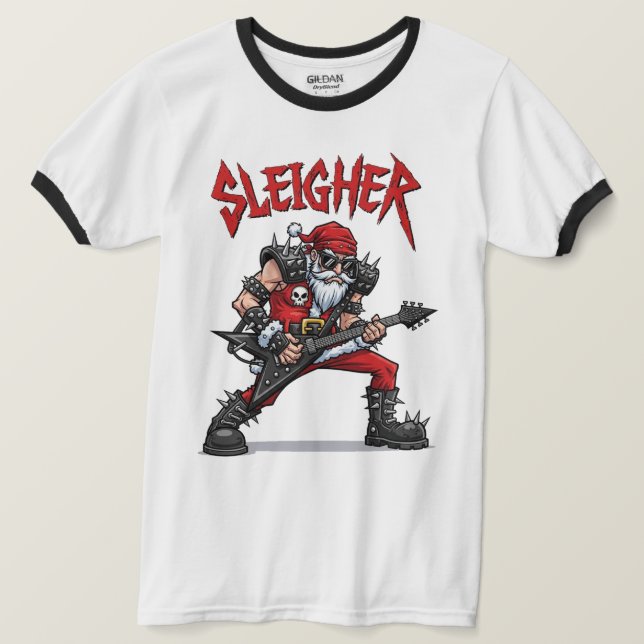 Christmas Ringer T-Shirt (Design Front)
