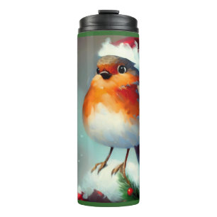 Christmas Robin 1 Thermal Tumbler