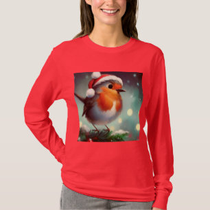 Christmas Robin 2 T-Shirt